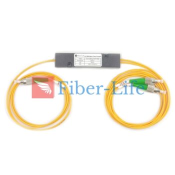 1x2 1260~1620nm All Band Singlemode FBT Coupler Splitter With ABS Box