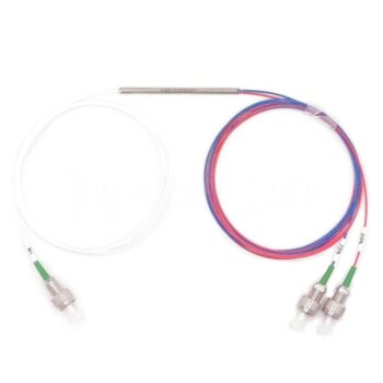 1x2 1260~1620nm All Band Singlemode FBT Coupler Splitter With Steel Tube