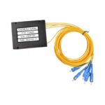 1×4-1310nm-1550nm-ABS-Box-Polarization-Maintaining-PLC-Splitter-Slow-Axis-Working