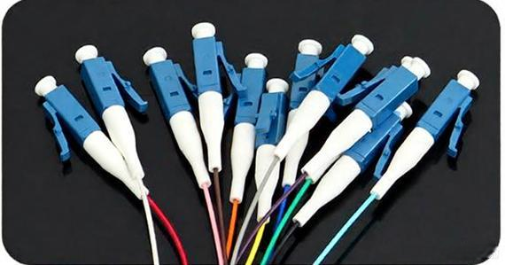 12 Fibers Unjacketed Color-coded Fiber Optic Pigtail-1
