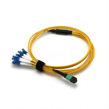 OS2 SingleMode MTP-12 Breakout Cable, Yellow
